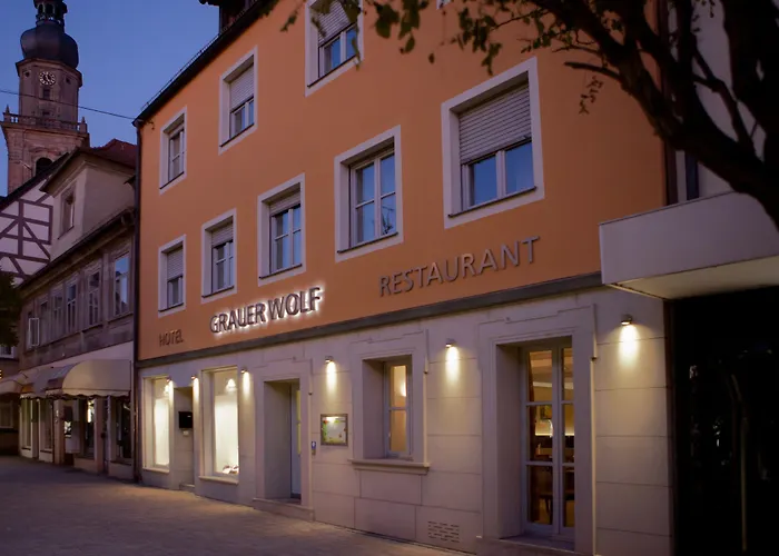 מלון Altstadthotel Grauer Wolf